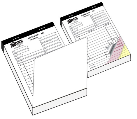 Duplicate and Triplicate NCR Invoice Books